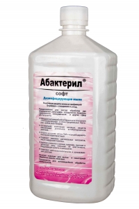 Абактерил софт, дезинфицирующее мыло, без дозатора,  1 л